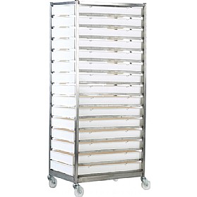 15 Tray Stainless Steel Tray Rack