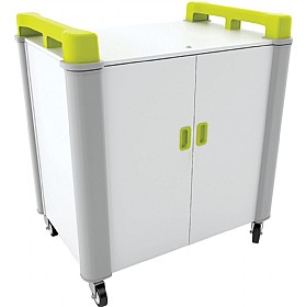LapCabby Connect 20V - 20 Vertical Laptop Store and Charging Trolley