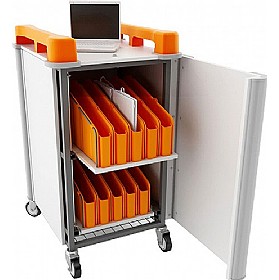 LapCabby Connect Mini 20V - 20 Vertical Laptop Store and Charging Trolley