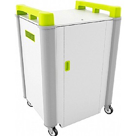 LapCabby Connect 16H - 16 Horizontal Laptop Store and Charging Trolley