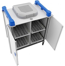 LapCabby Up-Link - Vertical Laptop Store and Charging Trolleys