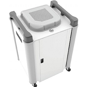 LapCabby Up-Link 16H - 16 Horizontal Laptop Store and Charging Trolley