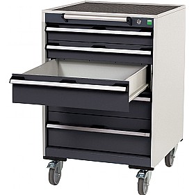 Bott Cubio Mobile Drawer Cabinets - 650mm Wide x 980mm High - Model D