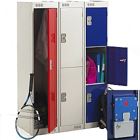Store-It Primary Coin Retain Lockers With ActiveCoat