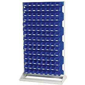 Bott Perfo Louvre Panel Static Rack 1775mm High With Bins