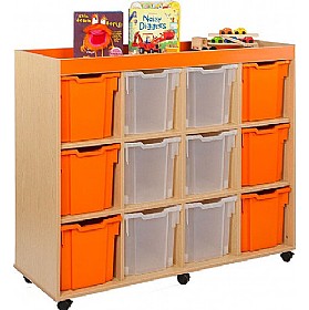 Bubblegum 12 Jumbo Tray Storage Unit