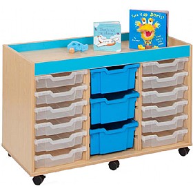 Bubblegum 18 Tray Shallow Storage