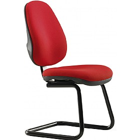 Pledge Topaz High Back Cantilever Visitor Chair