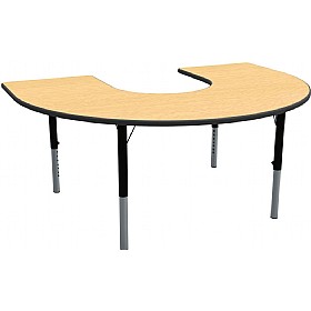Height Adjustable Horseshoe Theme Table