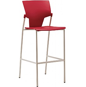 Pledge Ikon Polypropylene 4 Leg Stool