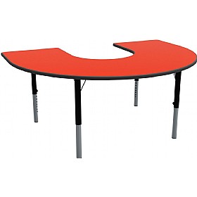 Height Adjustable Horseshoe Primary Theme Tables