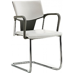 Pledge Ikon Upholstered Cantilever Conference Armchair
