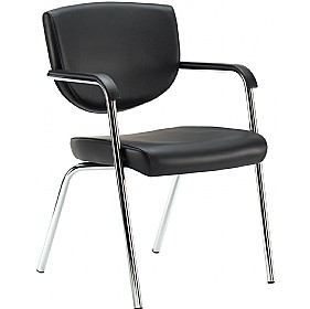 Pledge Key Low Back 4 Leg Conference Chair