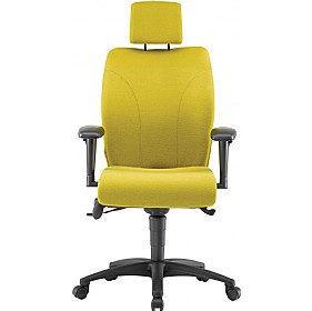 Pledge Ethos Medium Back Posture Chair With Headrest