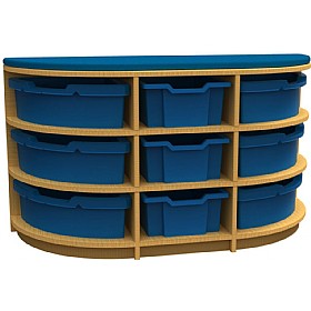Curve D-End Storage Unit