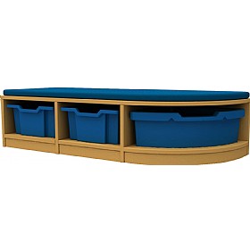 Curve Double Corner Storage Unit