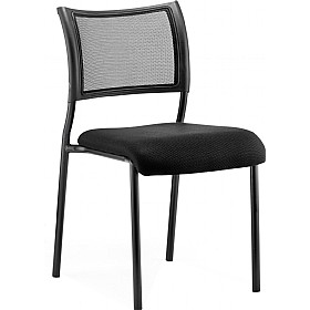 Victoria Black Frame Chair No Arms