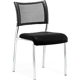 Victoria Chrome Frame Chair No Arms