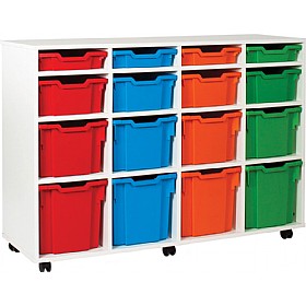 16 Tray Variety White Range Storage Unit