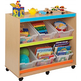 Bubblegum Angled Unit With 6 Deep Trays