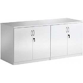 White Lumina High Gloss Credenza Unit