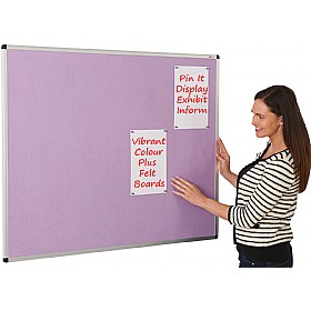 ColourPlus Aluminium Framed Felt Noticeboards