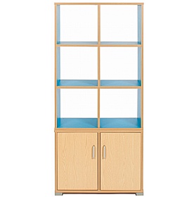 Bubblegum 6 Cube Vertical Room Divider Unit