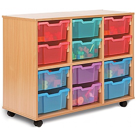 Storage Allsorts 12 Deep Jelly Tray Unit