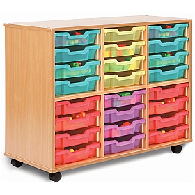 Storage Allsorts 24 Shallow Jelly Tray Unit