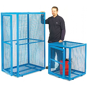 Blue Security Cages