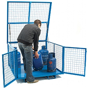 Security Cage With Lift Up Lid
