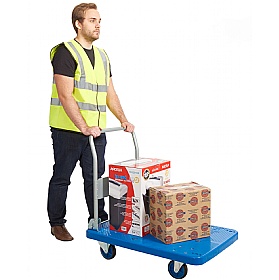 Proplaz Blue Platform Trucks