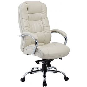 verona cream executive leather office chair cheap verona cream