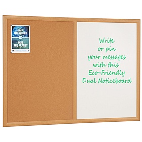 Eco-Friendly Cork Dual Noticeboards