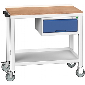 Bott Verso Benches - Mobile Welded Bench With Drawer