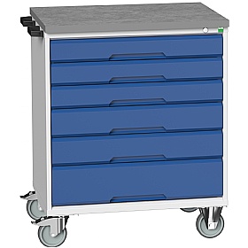 Bott Verso Mobile Roller Cabinets 800W - 6 Drawers