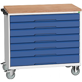 Bott Verso Mobile Roller Cabinets 1050W - 6 Drawers