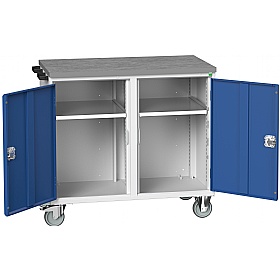 Bott Verso Mobile Maintenance Trolley - 2 Cupboards