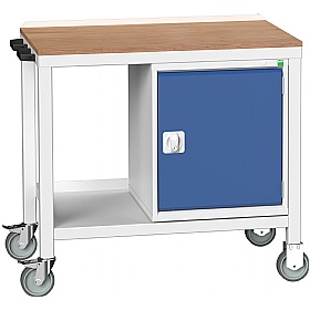Bott Verso Benches - Mobile Welded Bench With Cupboard