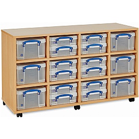 Really Useful Box Combination Storage Unit 12 x 4L / 6 x 9L