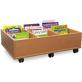 6 Bay Kinderbox Book Storage With Castors