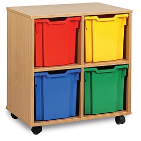 4 Tray Jumbo Storage Unit