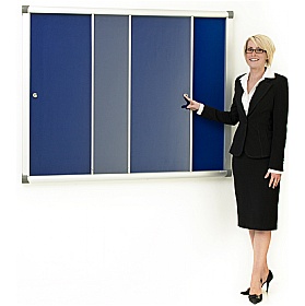 Province Acrylic Sliding Door Tamperproof Noticeboards