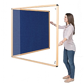 Shield Wood Effect Eco-Colour Tamperproof Noticeboards