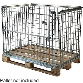 Stackable Euro Pallet Retention Unit