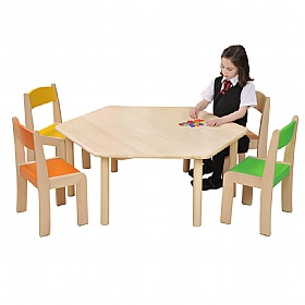 Hexagonal Classroom Writing Table