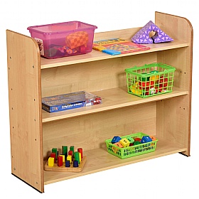 Maple 3 Shelf Bookcase