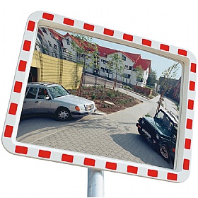 View Minder Rectangular Traffic Mirror