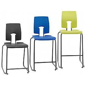 SE Classic Ergonomic High Back Classroom Stool