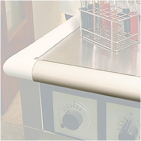 TRAFFIC-LINE White Adhesive Impact Protection For Edges